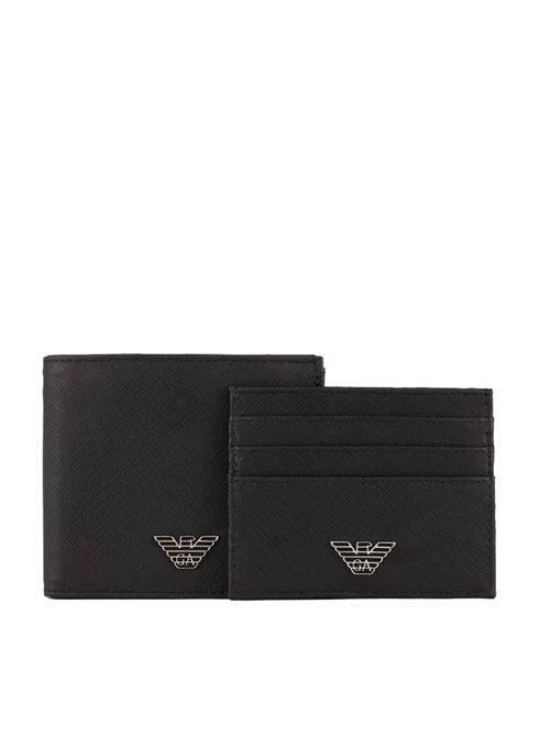 Set portafogli con logo Emporio Armani | Y4R237 Y138E.81072